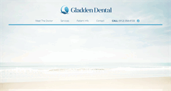 Desktop Screenshot of gladdendental.com